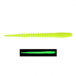 Fujin Bio Worm 6cm Floating Sıvılı Kokulu LRF Silikonu Chartreuse Fluo UV