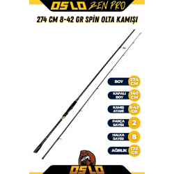 Oslo Zen Pro 274cm 8-42gr Spin Olta Kamışı