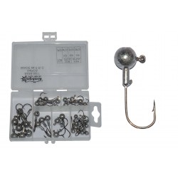 Captain 6436 Compact Eco Mix Kutulu Jig Head Seti 2-3-5-7gr 34lü Set
