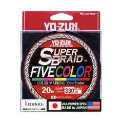 Yozuri Super Braid 5 Color İp Misina