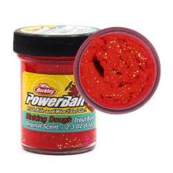 Berkley Powerbait Sinking Glitter Trout Bait Sahte Yem-SALMON EGG RED-65G
