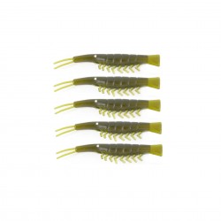 Captain 3052 Silikon Karides 6cm Suni Yem 5li Paket-006-