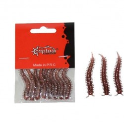 Captain 3564 Ajibishi Silk Worm 55cm LRF Silikon Yem 8li Set-1-