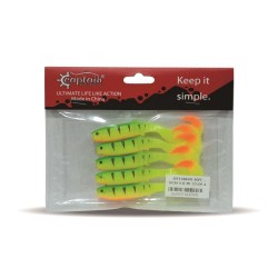 Captain 3571 Taifun Soft 10cm Levrek Silikonu 5li Paket Suni Yem