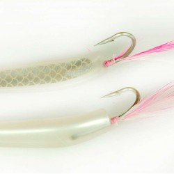 Captain 3625 Feather Jig 5cm Silikon Suni Yem 2li Paket-BEYAZ-