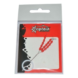 Captain 4913 Stoper 3x5li Paket Kırmızı Silikon Stopper-Standart-M