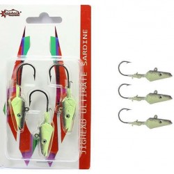 Captain 6457 Jig Head 15gr Ultimate Sardine 3lü Set-3-