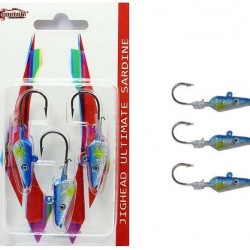 Captain 6457 Jig Head 15gr Ultimate Sardine 3lü Set-7-