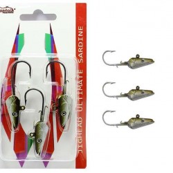 Captain 6457 Jig Head 15gr Ultimate Sardine 3lü Set-8-