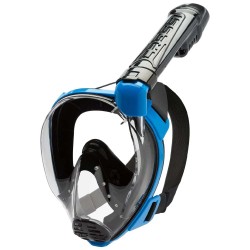 Cressi Baron Tam Yüz Maske-BLACK-BLUE-S - M