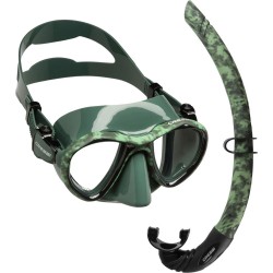 Cressi Metis Maske - Corsica Şnorkel Set-GREEN CAMO-