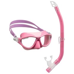 Cressi Moon Maske - Top Şnorkel Çocuk Seti-PINK/LILAC-