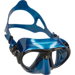 Cressi Nano Dalış Maskesi-BLUE-SILVER-BLACK-