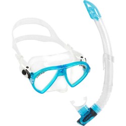 Cressi Ocean Maske Gamma Şnorkel Set-CLEAR/ AQUAMARINE-