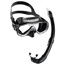 Cressi Onda Maske Mexico Şnorkel Seti-BLACK-BLACK-