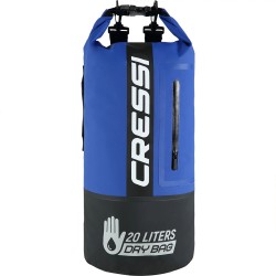 Cressi Premium Dry Bag-BLACK - BLUE-20L
