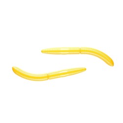 Libra Lures Fatty D’Worm Suni Yem-007 - YELLOW-65MM