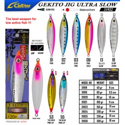 Cultiva  31922 Gekito Jig Ultra Slow 120g 12.0cm