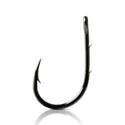 Mustad 10750NP-BN Eyed Baitholder Olta İğnesi-BLACK NICKEL-NO:2