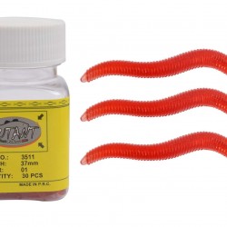 Mutant 3511 Ozmo Aromalı Solucan 4cm Silikon Suni Yem 30lu Kutu-01-