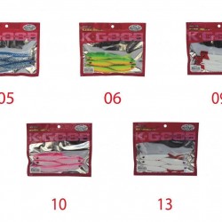 Mutant 3527 Grande Soft 12cm Levrek Silikonu Suni Yem 5li Paket-09-