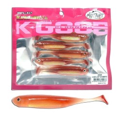 Mutant 3538 Twost Tail Flash 9cm Levrek Silikonu 5li Paket Suni Yem-009-