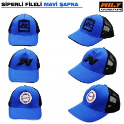 Wily Wear Sandviç Siperli Şapka Mavi