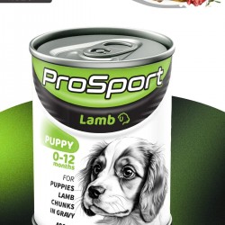 PROSPORT CHUNK KUZU ETLİ YAVRU KÖPEK KONSERVE MAMA 400GR