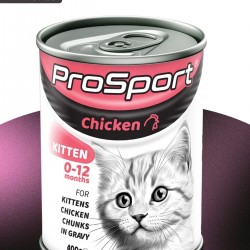 PROSPORT CHUNK TAVUK ETLİ YAVRU KEDİ KONSERVE MAMA 400GR